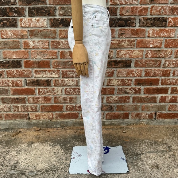 Anthropologie Wandering Watercolor floral print jeans /29 / Excellent condition - Picture 8 of 16